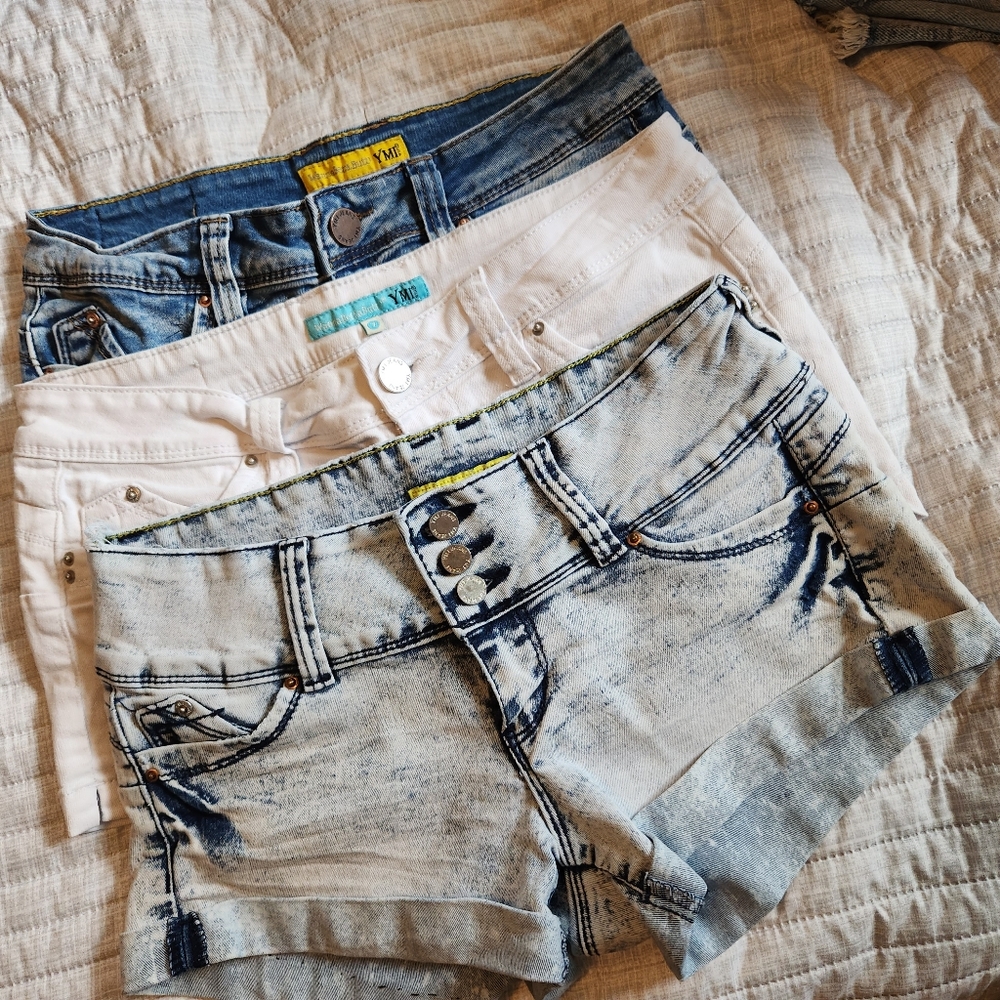 3 pairs WannaBettaButt YMI Shorts